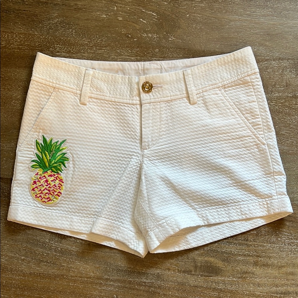 Lilly Pulitzer Pineapple Jacquard Callahan Shorts